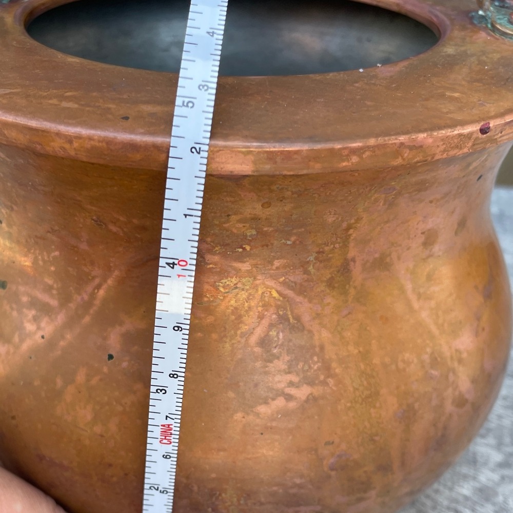 Vintage Douro B&M Copper Tea Kettle Made in Portugal Wood Handle Rustic Decor - Picture 6 of 8